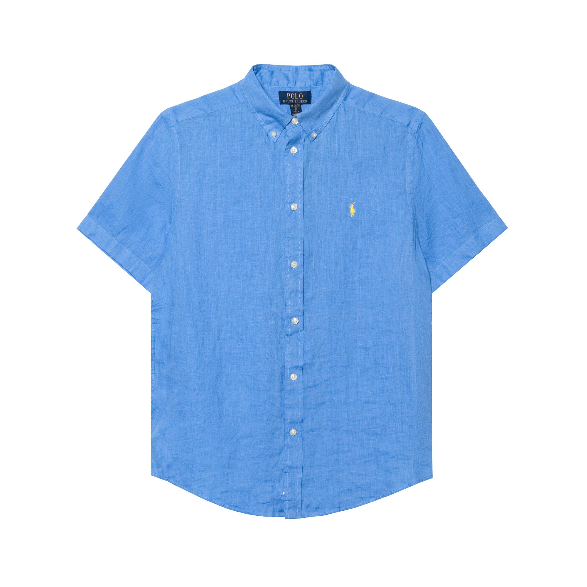 

Детская футболка поло с принтом Polo Ralph Lauren, топы, синяя 323971498-004 L