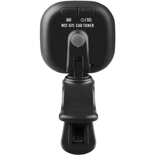 Cherub WST-675 V2 Rechargeable Clip-on Tuner, Rechargeable, Easy-to-Read Display, Multiple Tuning Modes (Ukulele, Bass, and Baritone), Compact Size, A