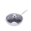 ZISIZ Stainless Steel Non-Stick Frying Pan