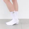 [IHM26SS39] Label Soft Socks White