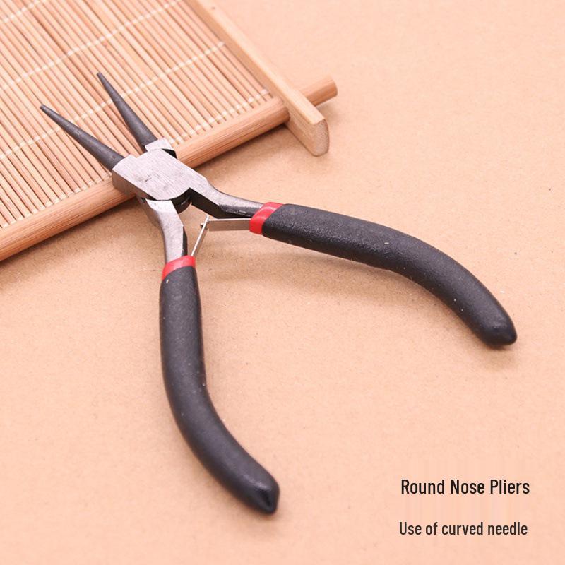 Vintage DIY Handcraft Pliers Set: Bent Nose, Bent Hook, Needle Nose, Flat Nose, Round Nose, Cutting, Punching Pliers