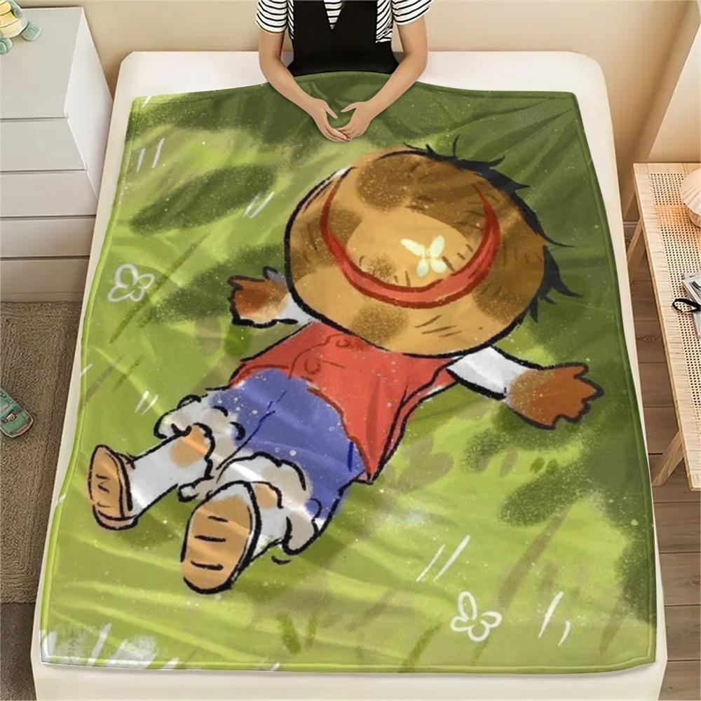 

Luffy Indoor Furniture Matching Flannel Blanket, Warm Printed Cover for Chair Use, Picnic and Travel.-TING 75x90cm