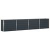 Planter Box Anthracite 385 X 50 X 75 Cm Galvanized Steel