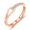 2022 Korean Fashion Women's Diamond Flash Open Ring - Stylish Hollow Design