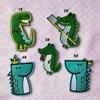 Cute Dinosaur Cartoon Embroidered Patch for Clothing & Jeans DIY Decoration