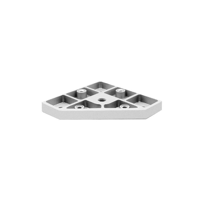 Aluminum Profile Triangular End Face Connecting Plate  30 4040 Profile Anchor Connector  Industrial Aluminum Profile Accessories