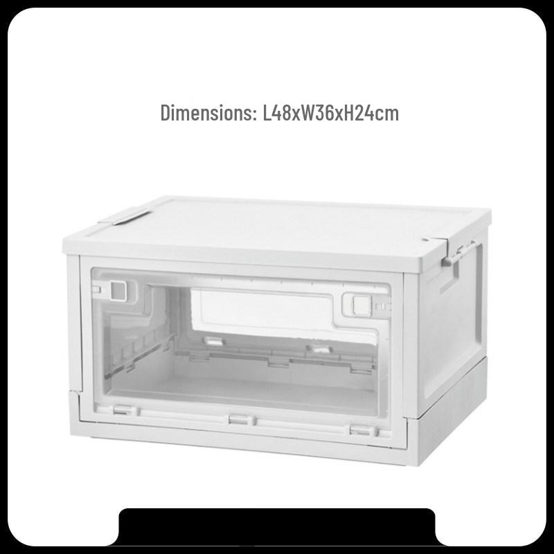 Black Outdoor Camping & Storage Folding Box - Industrial Style for Car Trunk