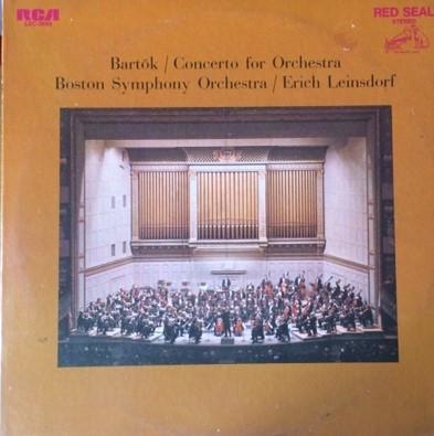 

LP Пластинка БОСТОНСКИЙ СИМФОНИЧЕСКИЙ ОРКЕСТР ЭРИХ ЛЕ Барток Концерт для оркестра LSC2643 RCA VICTOR RED США Классика Б/У