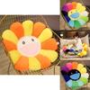 Colorful Takashi Murakami Rainbow Flower Pillow Plush Soft Toy For Kids And Collectors