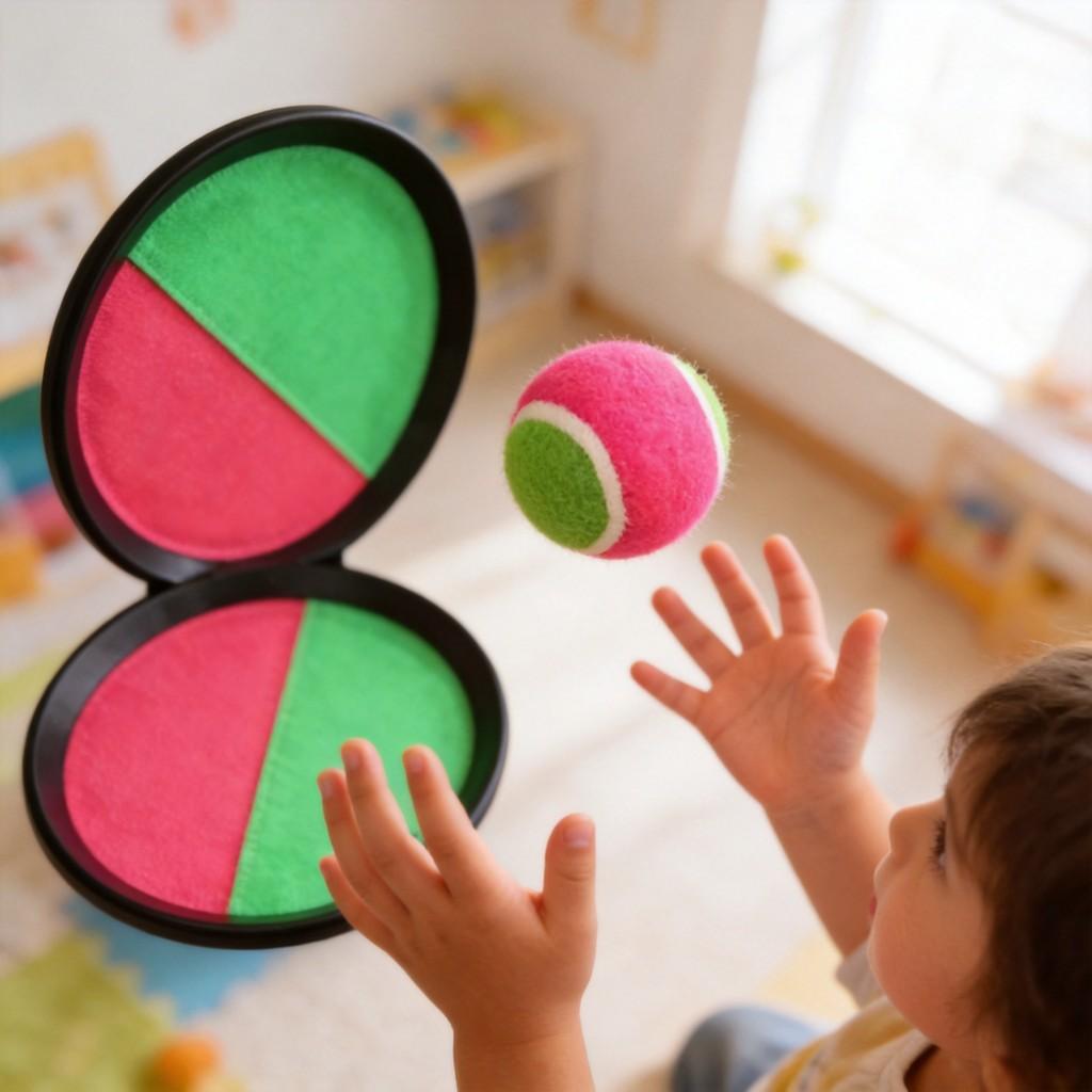 Childrens Plastic Catch And Throw Suction Ball Pack For Indoor Outdoor Fun And Coordination