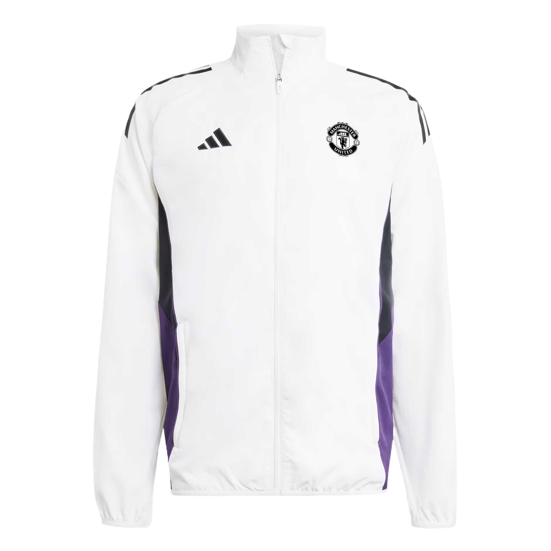 

Adidas Manchester United Tiro 25 Competition Presentation Jacket Long Sleeve Fashionable Versatile Jacket Men Jacket JP3108 L