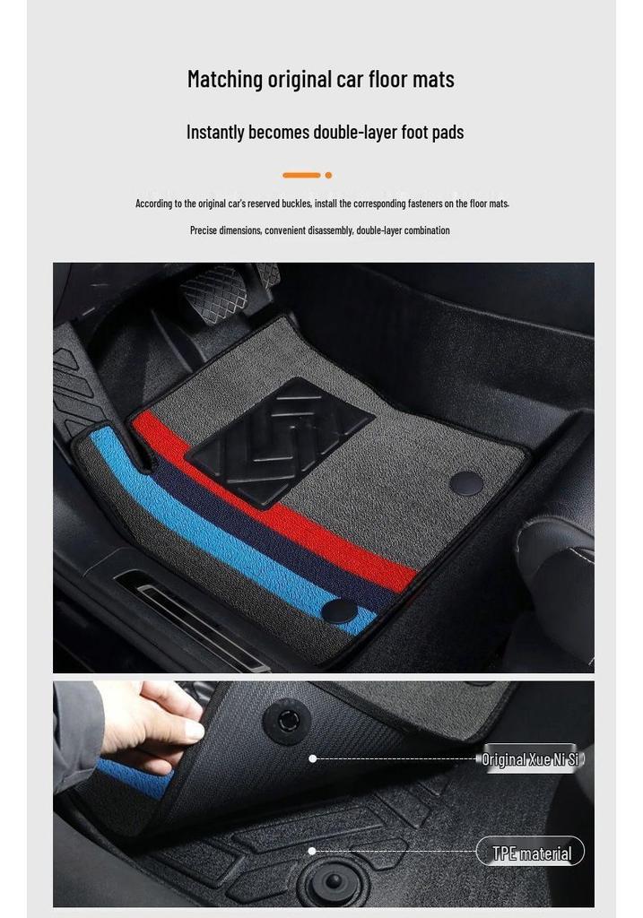 Star Wish TPE Car Floor Mats: Dirt-Resistant Interior Accessories for Enhanced Style & Protection
