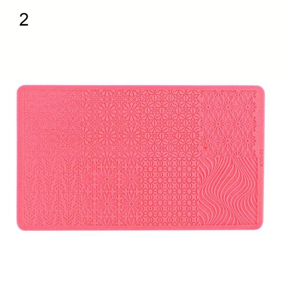 Nail Template Practical Nail Exquisite Silicone Plates Colorful Stemping for Girl