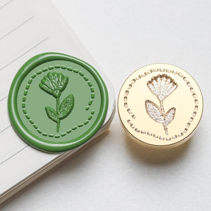 Stamp Head Gift Envelope Invitations Greeting Card Decorations Brass Sealing Emboss Waxes Seal Stamp Head Removable