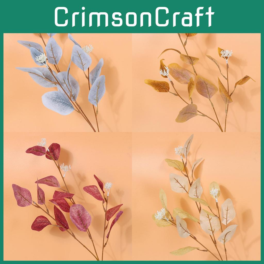 Handmade Leaves Eucalyptus With Berries For Event Centerpiece Table