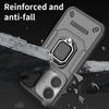 For Poco X8 Pro Case Slide Windows Cover Poco X8 Pro Coque Fundas Battle Ring Holder Push Lens Back Phone Case Poco X8 Pro