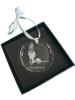 Bloodhound, St. Hubert Hound, Sleuth-hound - crystal bauble with a photo, dog photo in crystal, personalized Christmas tree ornament by Art-Dog brand