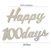 Wooden Birthday Number Sign for Baby's First Birthday & 100 Days Photo Props
