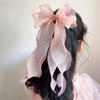 Korean Children's Braided Hairpin Embroidered Floreal Hair Accessories Princess Girl Ponytail Headdress Top Clip For Kids