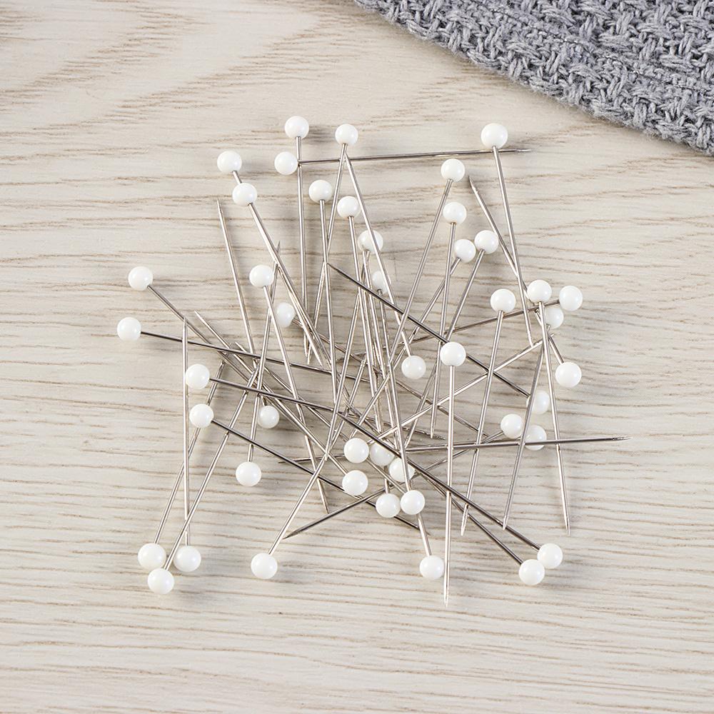 32mm Crafts Garment Accessory Knitting Glass Head Pins Locating Pin Sewing Needles Glass Head Bead