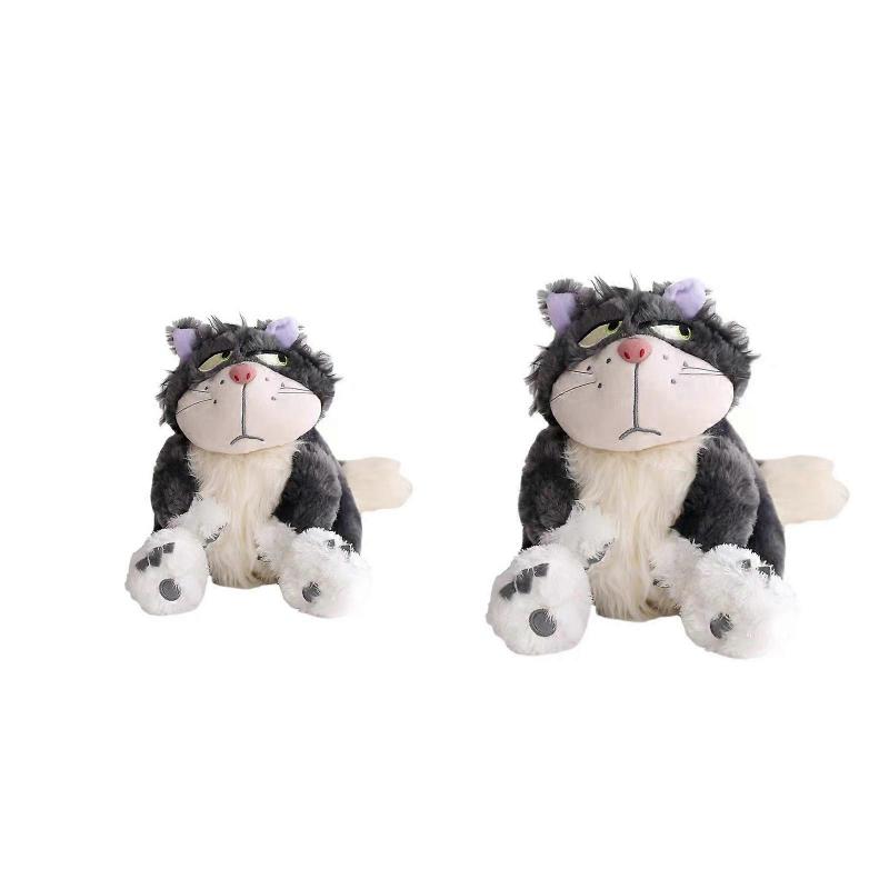 35/45cm Cat Plush Soft Filling Animal Doll Decor Children's Toy Birthday Gifts