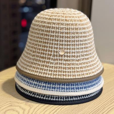 Autumn and Winter Korean Style Face Covering Versatile Basin Hat with Big Head Circumference and Face Revealing Small Bucket Hat