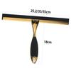 Stainless Steel Shower Wiper Window Squeegee Wiper All-purpose Glass Mirror Scraper Cleaning Household Hotel Tools Golden Black