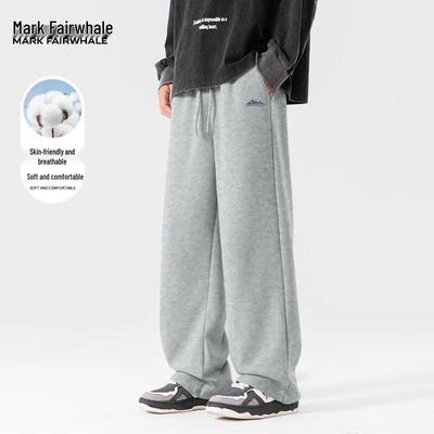 Mark Huafei Herren-Herbst-Jogginghose aus schwerem Material