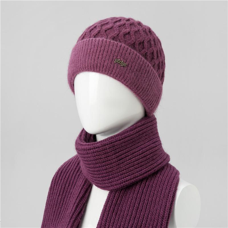 Winter old hat women's warm ear protection wool hat fleece knitted hat cold hat