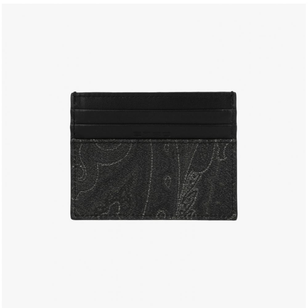 Etro Paisley Jacquard Pegasus Kortplånbok Mp2e0001aa012