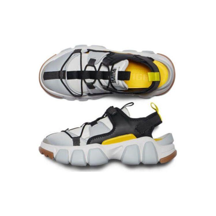 Onitsuka Tiger Dentigre Cage Comfortable Casual Versatile Beach Sandals Unisex Sandals Black Gray 1183C331-020