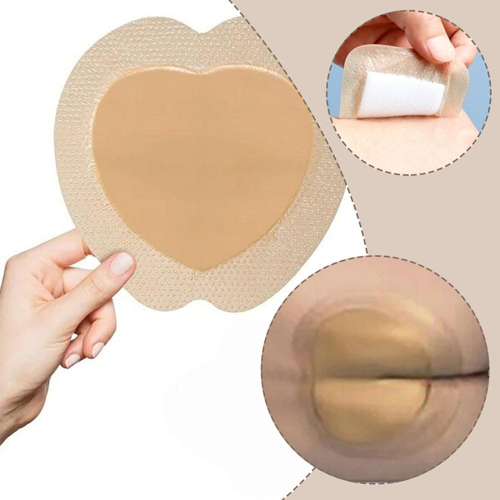 Silicone Foam Dressing Waterproof Soft Skin Friendly Sacrum Bandages Adhesive Wound Care Patch