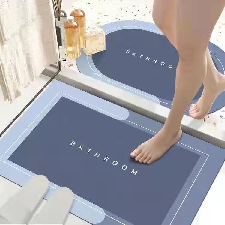 Hot Design Super Absorbent Mat  Non-slip Diatom Mud Bath Mat
