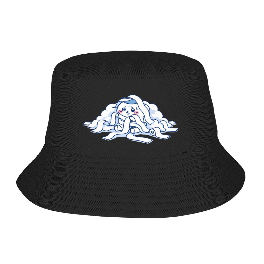 Chiikawas Summer Time Bucket Hat for Unisex Summer Sun Hats Style Foldable for Outdoor Sport Fishing Hats Session Hat