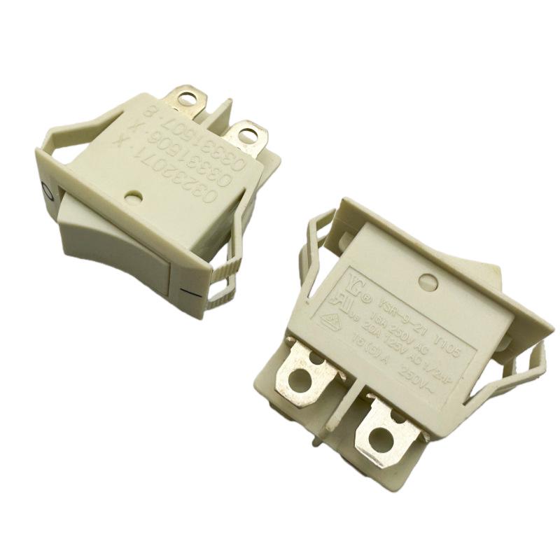 Taiwan YG YSR-9-21 Boat-shaped 4 Pin Rocker Power Switch, 16A High Current for Electric Heating Pot, 2 Positions.