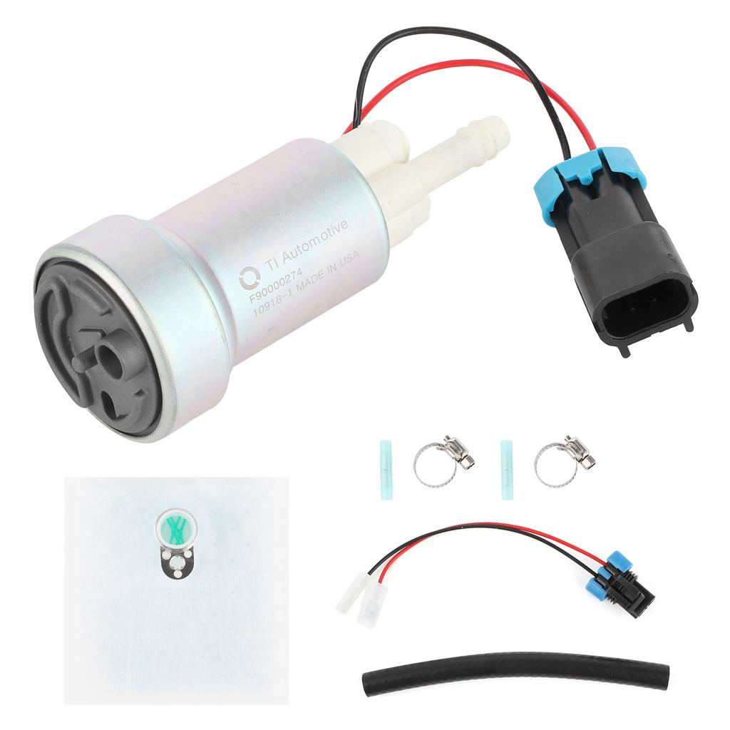 450LPH Fuel Pump & Install Kit for WALBRO E85 RACING F90000274 Fit for Honda Accord CRx CRv CIVIC