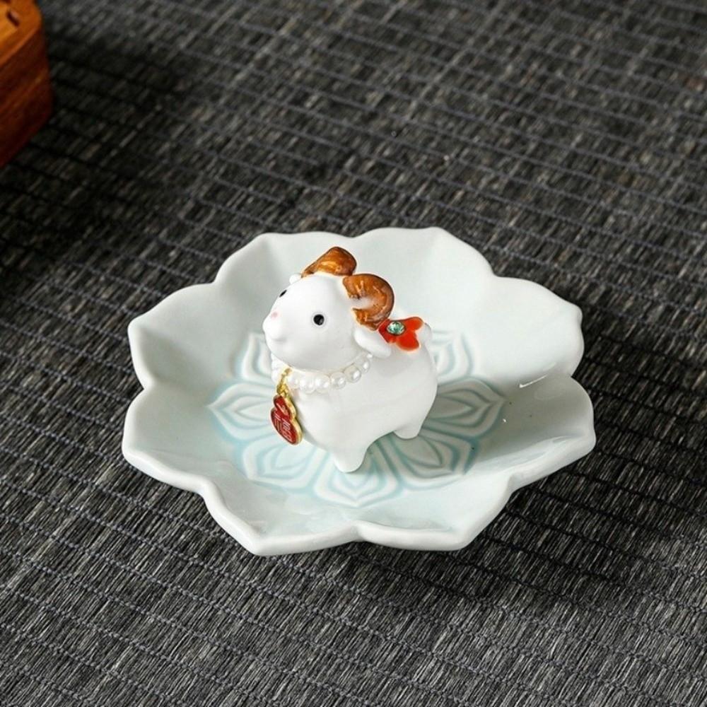 Home Decor Sheep Rabbit Incense Burner Chinese New Year Aromatherapy Incense Holder  Bedroom
