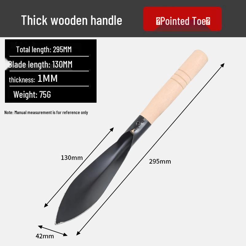 Садовая мотыга и лопата из марганцевой стали для копания овощей, побегов бамбука, прополки и посадки цветов