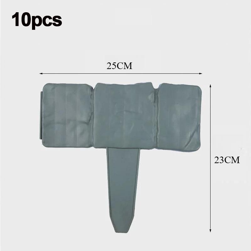 

Садовая окантовка Бордюрный камень Эффект садового ограждения Газонная окантовка для ландшафта Двор Растение Цветочная клумба Пластиковая окантовка Ограждение Imitation lime,10pcs