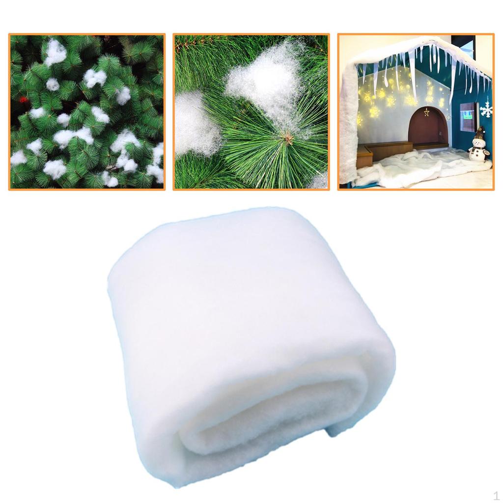 Christmas Snow Blanket Artificial Sheet Layout Winter Decor Under The Xmas Tree for Holidays