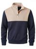 Casual Sports Sprin Autumn Winter Outdoor Splicing Colour Button Sweater Jacket Moisture Wicking Comfortable Fit Skin-friendly Breathable Tops