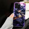 Anime S-Solos L-Levelings Case for iPhone 17 Air 16 16E 15 14 11 Pro Max Soft Phone Cover 12 13 Mini 7 SE 2020 8 Silicone Black