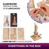 Ugears Statue of Liberty 70247 Wooden Puzzle No Glue or Tools Required 3D Puzzle Includes Assembly Instructions - - - - Beginner-Friendly