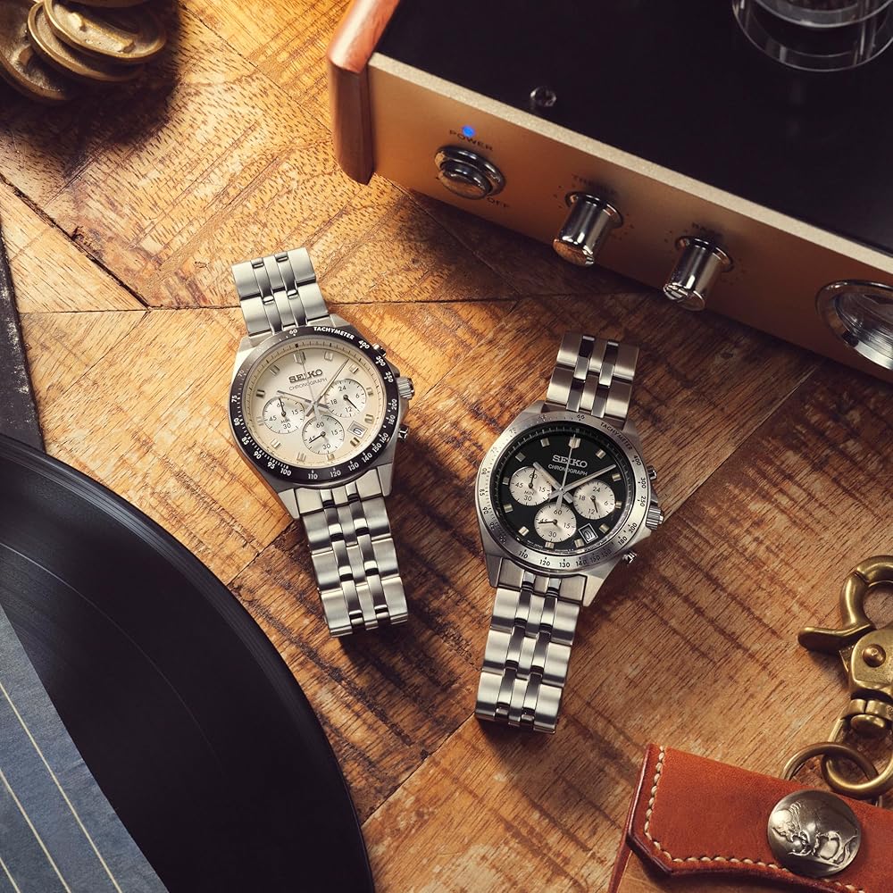 Seiko Selection S Serie Quarz Chronograph NEO VINTAGE SBTR045 Herren