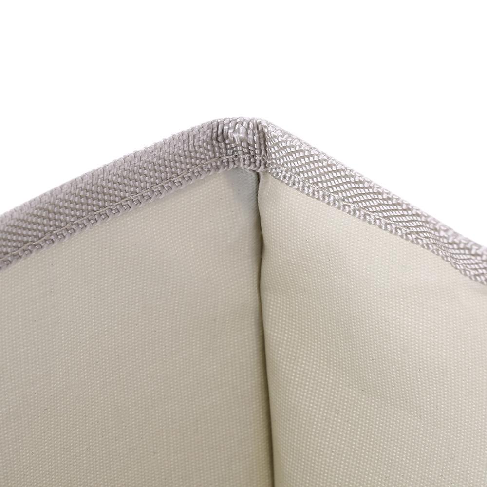 3-delad stor hopfällbar Oxford tvättkorgspåse Förvaringspåse för smutsiga kläder med aluminium