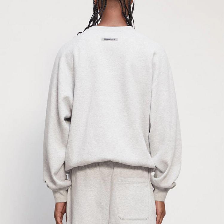 Fear of God Essentials Core Crewneck Heather Grey Unisex Tops 0192250500224367