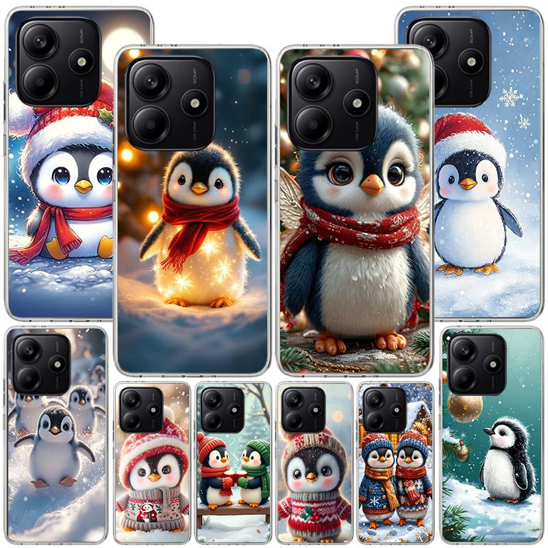 Weihnachten Pinguin Handyhülle für Handyhülle für Xiaomi Redmi Note 15 14 14S 13 Pro Plus 12 12S 11S 11E 10S 10 11T 5G Einzigartige Hülle