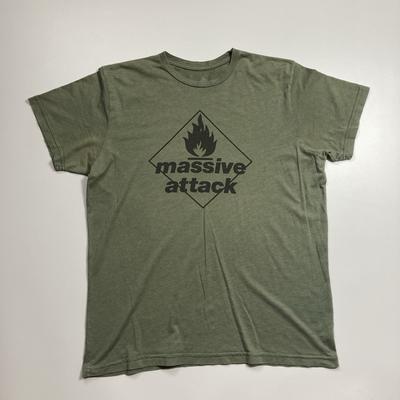 Massive attack trip hop downtempo elektronisch bristol band t-shirt größe large