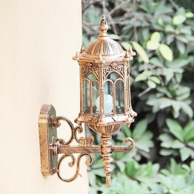 Europäische LED-Wandleuchte für den Außenbereich für Flur, Balkon, Villa und Garten