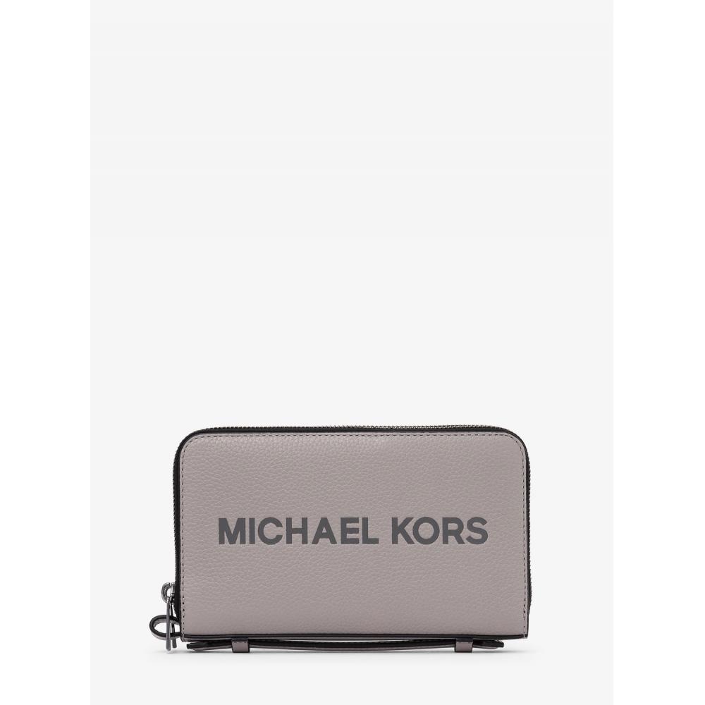 

Michael Kors Cooper 36s5lcon8l35 Pebble Leather Wislet Pearl Grey F